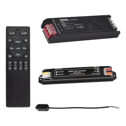 Bright Star S322/4 Black Slimline 4 Piece Set