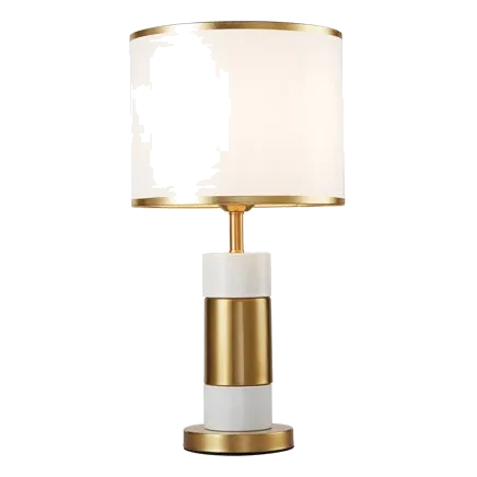Bright Star TL697 White & Gold Table Lamp