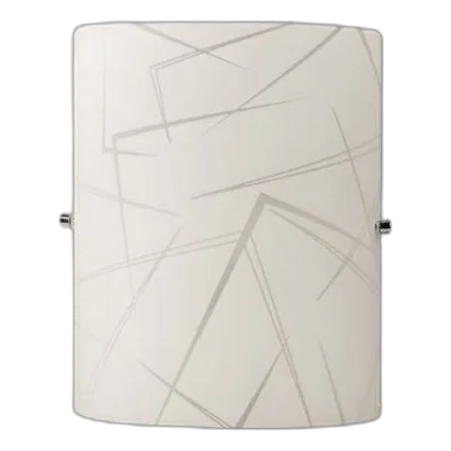 Bright Star WB080/1 Patterned Glass Wall Light