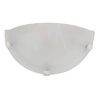 Bright Star WB12009 White Alabaster Glass Wall Light