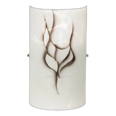Bright Star WB270 Patterned Glass Wall Light