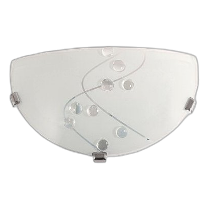 Bright Star Wb328 Patterned Glass Wall Light