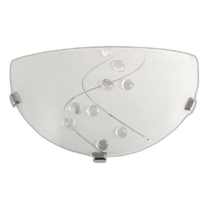 Bright Star WB328 Patterned Glass Wall Light