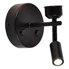 Bright Star WB403/2 Black LED Wall Light