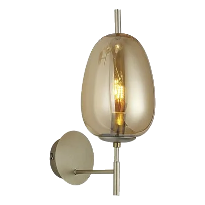 Bright Star WB409/1 Amber Wall Light