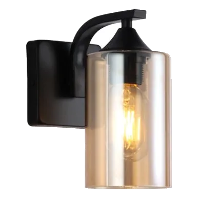Bright Star WB709/1 Black Wall Light