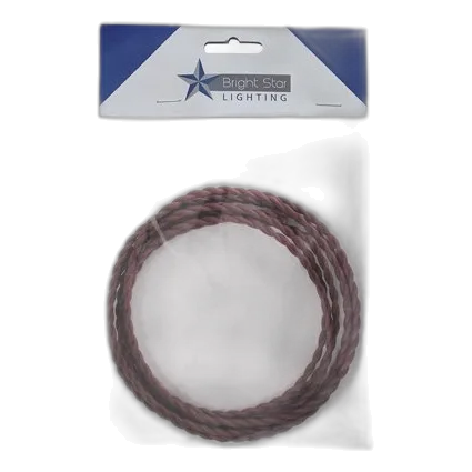 Bright Star WIRE081-5M Twisted Brown Wire, 5 Meters