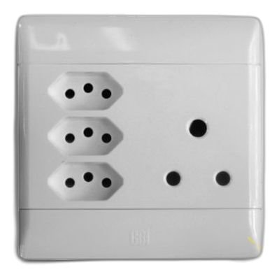 Cbi Ps683R-P Sa+Slimline Socket, White