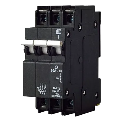 CBI QA-3 3 Pole 3kA 5Amp Circuit Breaker