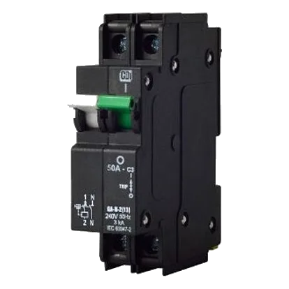 CBI QA-N-2(13) 2 Pole (L+N) 3kA 40Amp Circuit Breaker