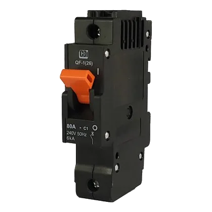 CBI QF-1(26) 1 Pole 6kA 80Amp Circuit Breaker
