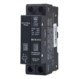 CBI QFLN-2(13) 2 Pole 275V 10kA Surge Protector