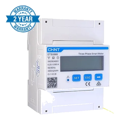 Chint DDSU666 Three Phase DIN Rail Kilowatt Meter