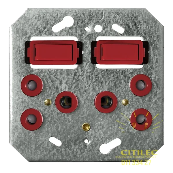 Classic Double 16A Dedicated Switched Socket