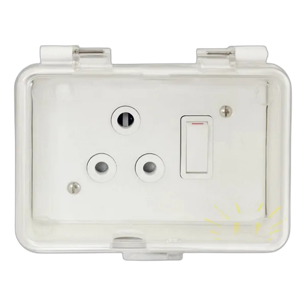 Classic Industrial Single STD Socket 164-1 Switched onSurface Box