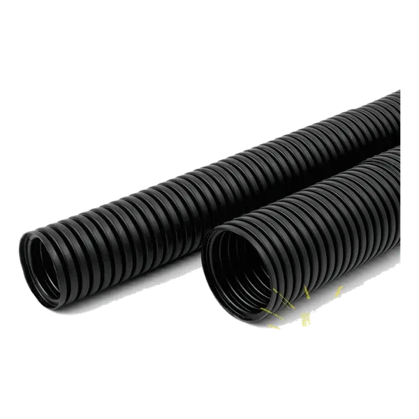 Convoluted Tubing 13mm ID Normal Wave Black Split