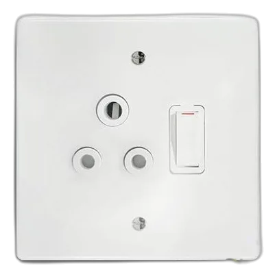 Crabtree Classic 18060/101 4X4 Single Socket, White
