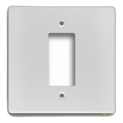 Crabtree Classic 2444-101P 4X4 Isolator Cover Plate, White