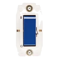 Crabtree Classic 2460/007CL 20Amp 2 Pole Isolator Module, Blue