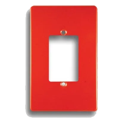 Crabtree Classic 6543/103 2X4 3 Lever Cover Plate, Red