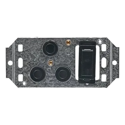 Crabtree Classic 6896HD/008 2X4 Dedicated Socket On Yoke, Black