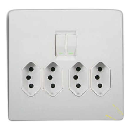 Crabtree Topaz 15224/601 Slimline Socket, White