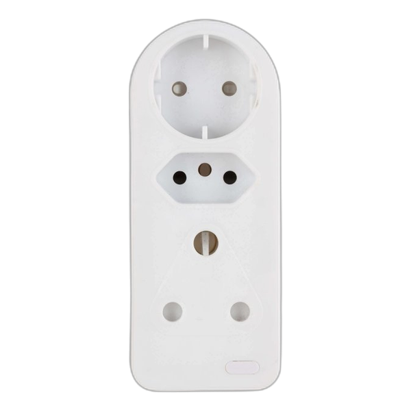 Eurolux Adaptor 3 Way 1xshu 2x16a