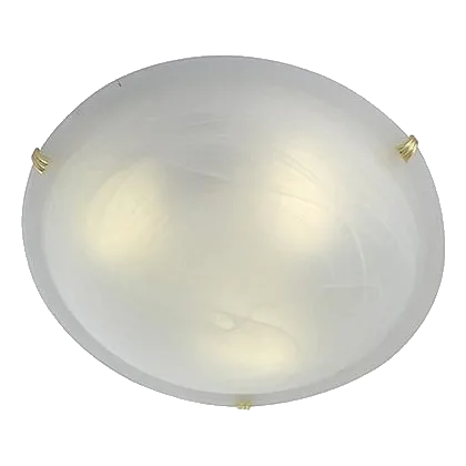 Eurolux C49PB Alabaster Polished Brass Ceiling Light