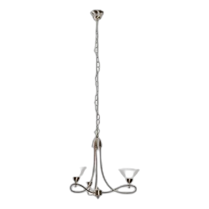 Eurolux CH192SC Martini Twist Satin Chrome Chandelier