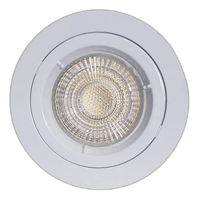 Eurolux D18W White 80Mm Straight Twist Downlight