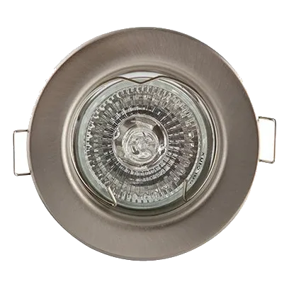 EUROLUX D39SCPP SATIN CHROME 105mm TILT ROUND DOWNLIGHT