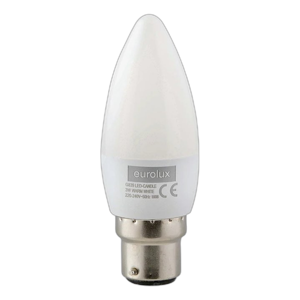 Eurolux Led Candle 3w 3000k Bc