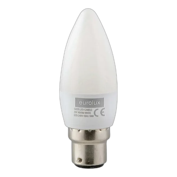 Eurolux LED Candle 3W 3000K BC