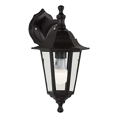 Eurolux O304B Black Wall Lantern