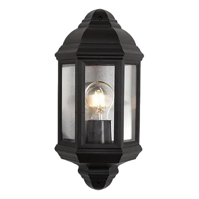 Eurolux O546B Black Wall Lantern