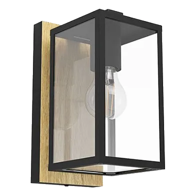 Eurolux O643 Budrone Outdoor Black Wall Light