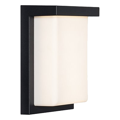 Eurolux O671 Lone Outdoor Black Led Wall Light