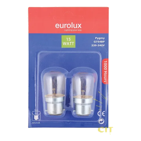 Eurolux Pigmy Lamp Red 15W B22