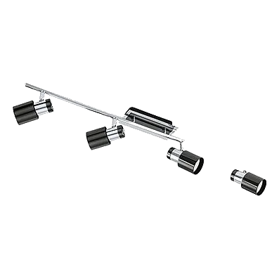 Eurolux S374B Davida Black & Chrome Spot Light