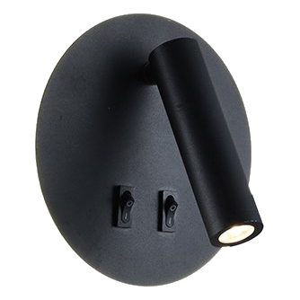 Eurolux W618B Metal Round Wall Light