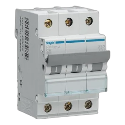 Hager 3 Pole 10kA 10Amp Circuit Breaker