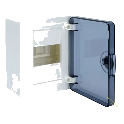 Hager VS108TJ 8 Way PVC Surface Mount DIN Rail DB Board