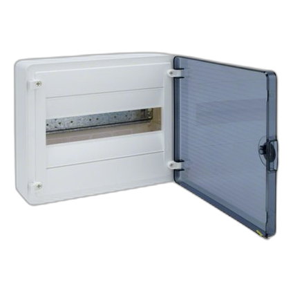 Hager Vs112Tj 12 Way Pvc Surface Mount Din Rail Db Board