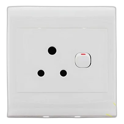 Horizon 4X4 16ASINGLE Switch Socket White