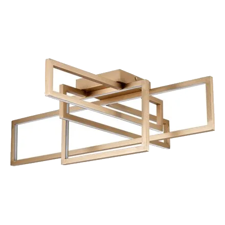 Huayi KC11220-4 Gold LED Ceiling Light