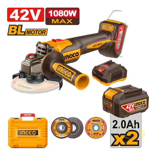 Ingco Cagli4108112 P42M Angle Grinder Tool Set