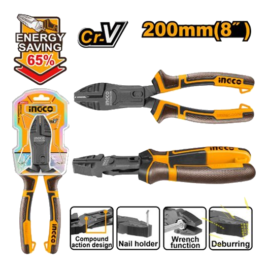 Ingco Hccp58200 200Mm Combo Pliers