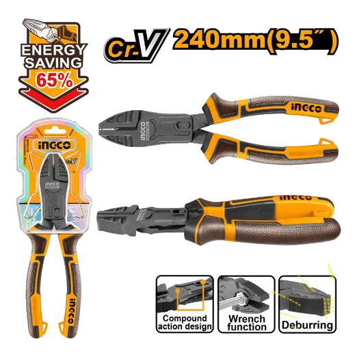 Ingco Hccp58240 240Mm Combo Pliers