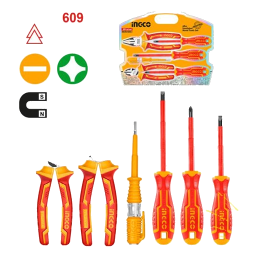Ingco Hkist3061 Insulated Hand Tool Set