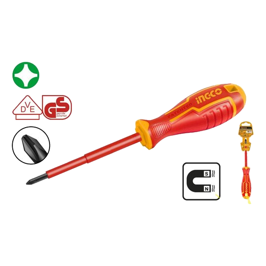 Ingco Ph1 X 80Mm Insulated Screwdriver